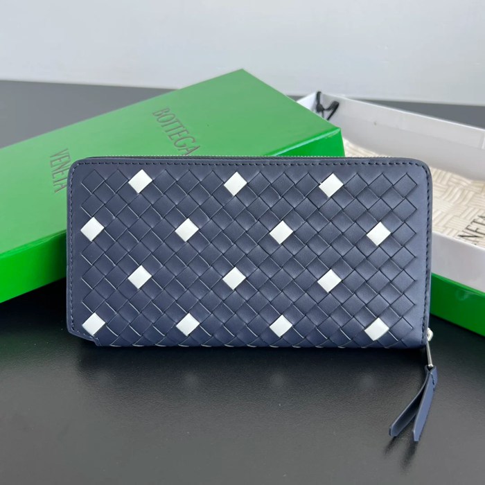 BOTTEGA VENETA BV 814680 新作細編み財布 牛皮 19x10cm サイズ:19x10cm BOTTEGA VENETA BV 814680 新作細編み財布 牛皮 19x10cm サイズ:19x10cm