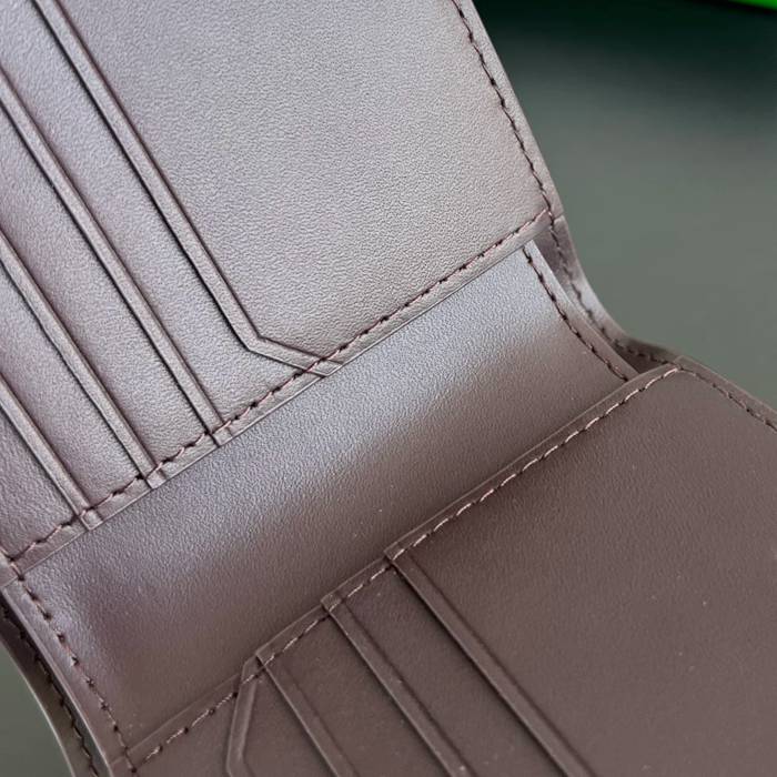 BOTTEGA VENETA BV 796966 ピッコロ 二つ折り財布 細編み小牛皮 9.5x11x0.5cm サイズ:9.5x11x0.5cm