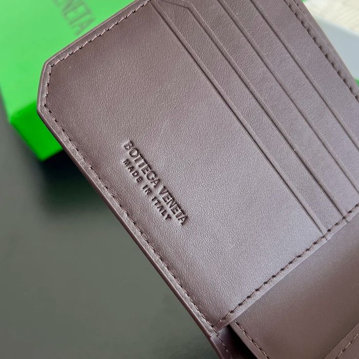 BOTTEGA VENETA BV 796966 ピッコロ 二つ折り財布 細編み小牛皮 9.5x11x0.5cm サイズ:9.5x11x0.5cm