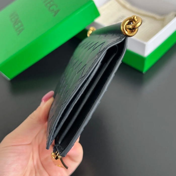 BOTTEGA VENETA BV 806078 ソリスティス 二つ折り財布 14.5x11cm サイズ:14.5x11cm
