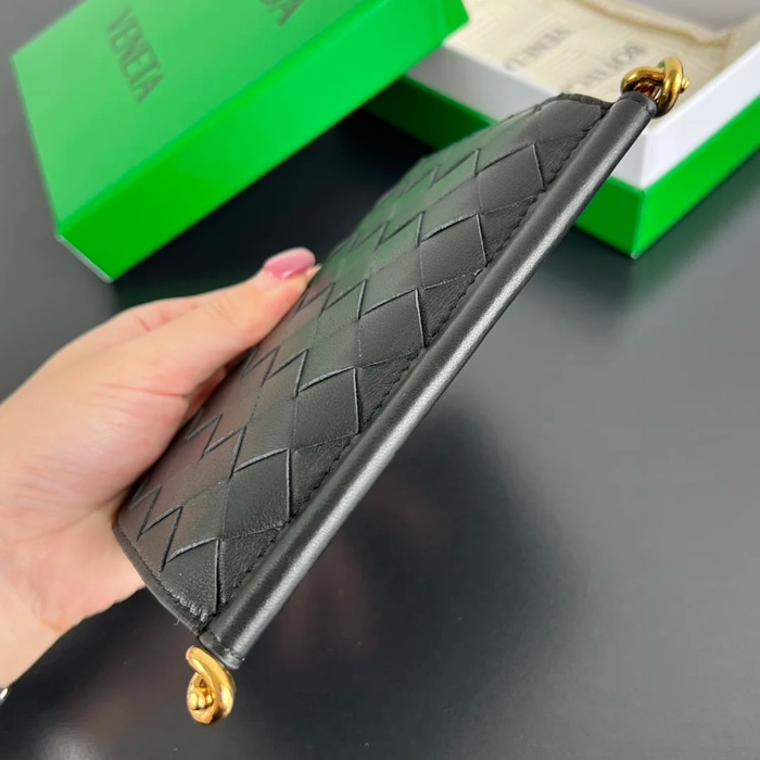 BOTTEGA VENETA BV 806078 ソリスティス 二つ折り財布 14.5x11cm サイズ:14.5x11cm