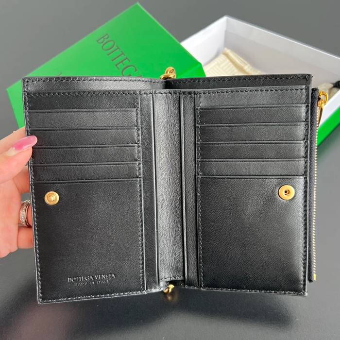 BOTTEGA VENETA BV 806078 ソリスティス 二つ折り財布 14.5x11cm サイズ:14.5x11cm