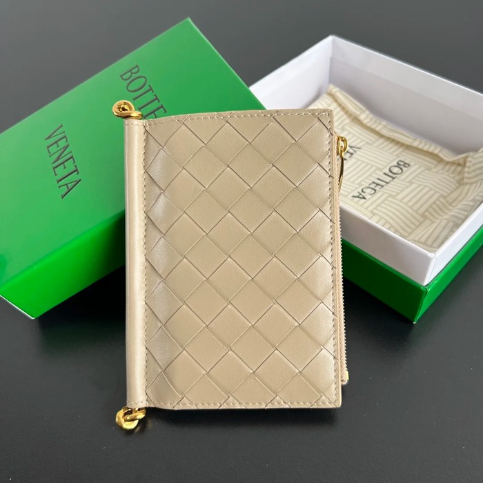BOTTEGA VENETA BV 806078 ソリスティス 二つ折り財布 14.5x11cm サイズ:14.5x11cm