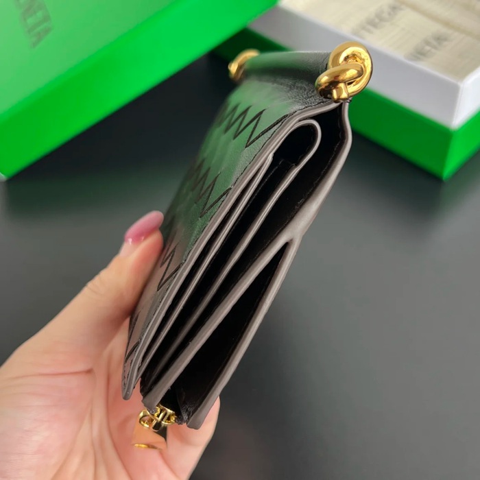 BOTTEGA VENETA BV 788055 ソリスティス 二つ折り財布 11.5x10cm サイズ:11.5x10cm