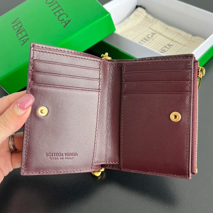 BOTTEGA VENETA BV 788055 ソリスティス 二つ折り財布 11.5x10cm サイズ:11.5x10cm