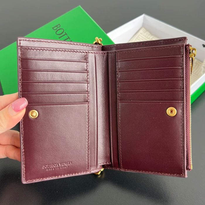 BOTTEGA VENETA BV 806078 ソリスティス 二つ折り財布 14.5x11cm サイズ:14.5x11cm