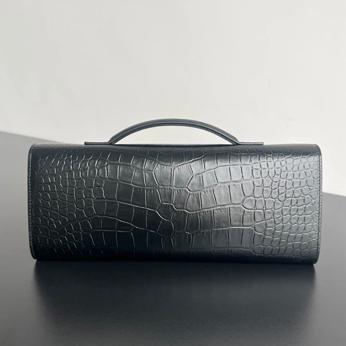 BOTTEGA VENETA BV 741511 クラッチバッグ ワニ紋羊革 31x13cm サイズ:31x13cm