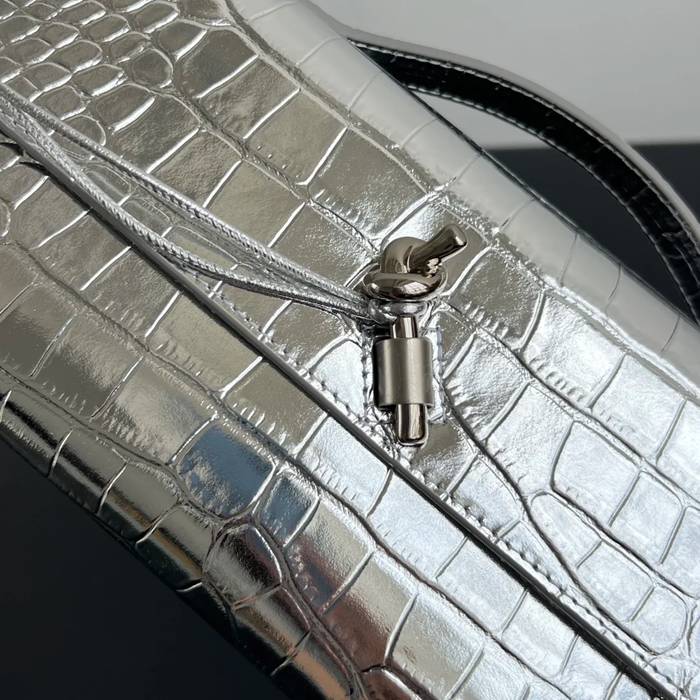 BOTTEGA VENETA BV 741511 クラッチバッグ ワニ紋羊革 31x13cm サイズ:31x13cm