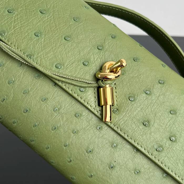 BOTTEGA VENETA BV 805241 アンディアーモ クラッチバッグ ダチョウ革 31x13cm サイズ:31x13cm