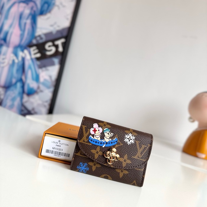 LOUIS VUITTON M15323 ロザリーゼロ財布 ヴィヴィエンヌ サイズ:11x8x2.5cm LOUIS VUITTON M15323 ロザリーゼロ財布 ヴィヴィエンヌ サイズ:11x8x2.5cm