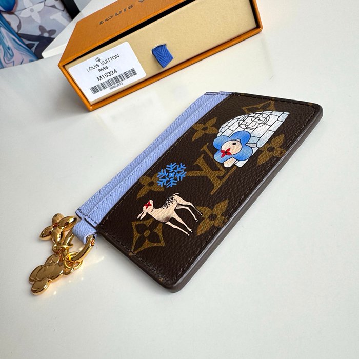 LOUIS VUITTON M15324 LVシャルムカードケース ヴィヴィエンヌ サイズ:10x7.3cm