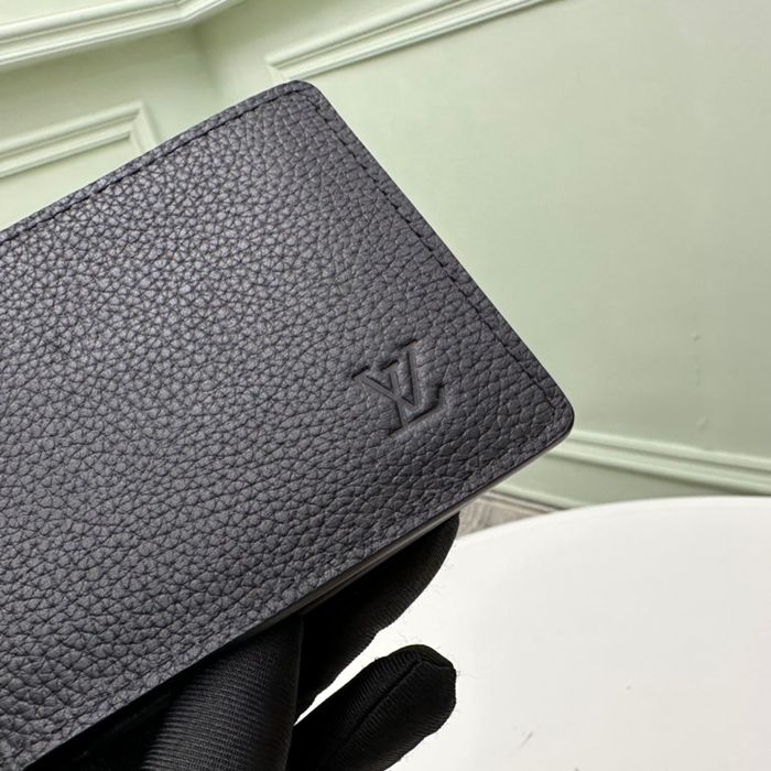 LOUIS VUITTON M58189 マルチプル短財布 LVエアログラム ベージュ サイズ:11.5x9x1.5cm