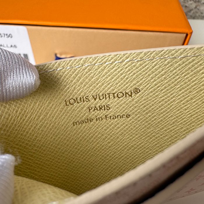 LOUIS VUITTON M25750 カードケース LVロマンスシリーズ サイズ:11x7x0.5cm