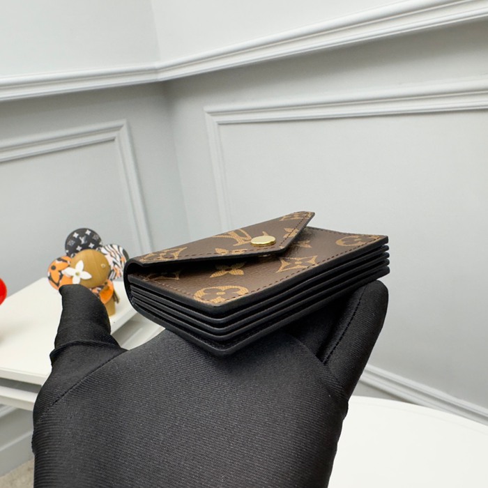 LOUIS VUITTON M81855 名刺ケース モノグラムリバース サイズ:10x6.8x1.4cm