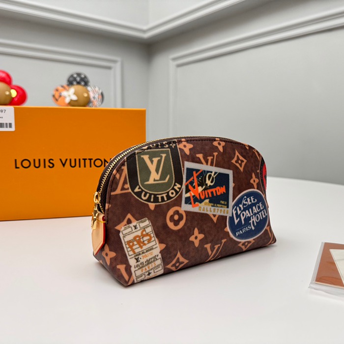 LOUIS VUITTON M83597 コスメポーチ フライトモード モノグラム サイズ:19x12cm