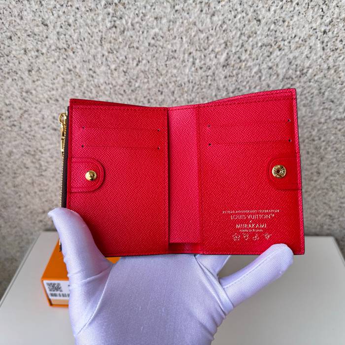 LOUIS VUITTON M13420 リサ財布 村上隆コラボ サイズ:9x11.5x1.5cm