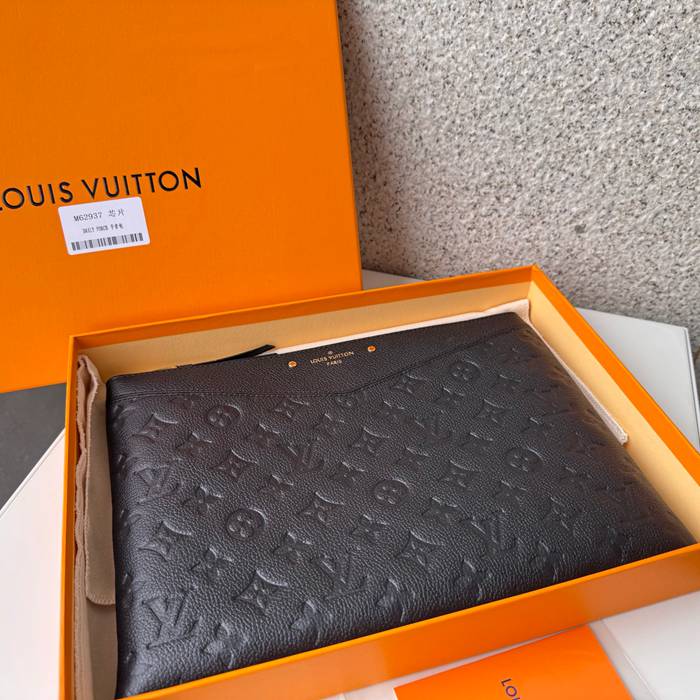 LOUIS VUITTON M62937 デイリーハンドバッグ モノグラムアンプラント ブラック サイズ:29.5x21cm