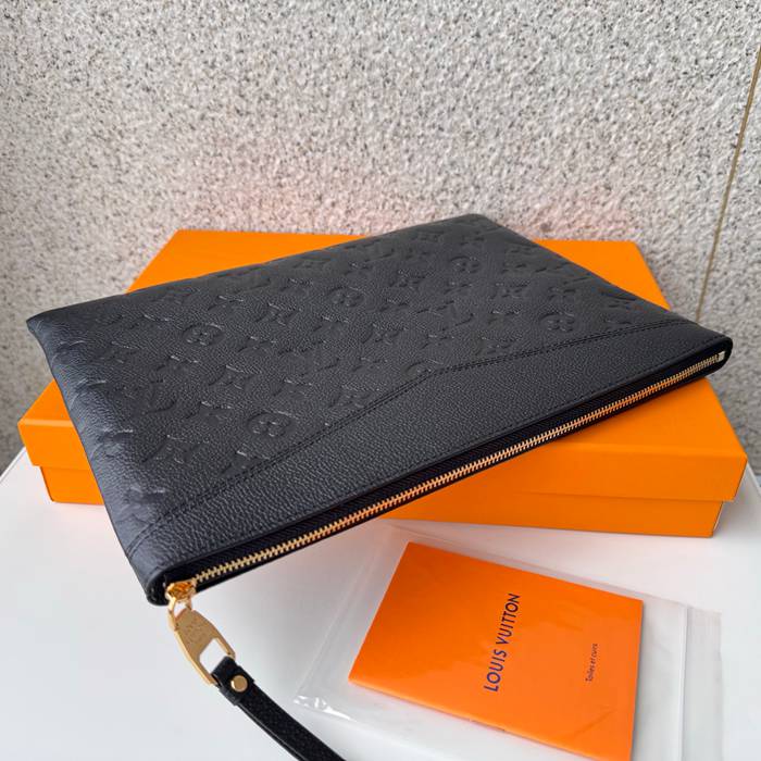 LOUIS VUITTON M62937 デイリーハンドバッグ モノグラムアンプラント ブラック サイズ:29.5x21cm