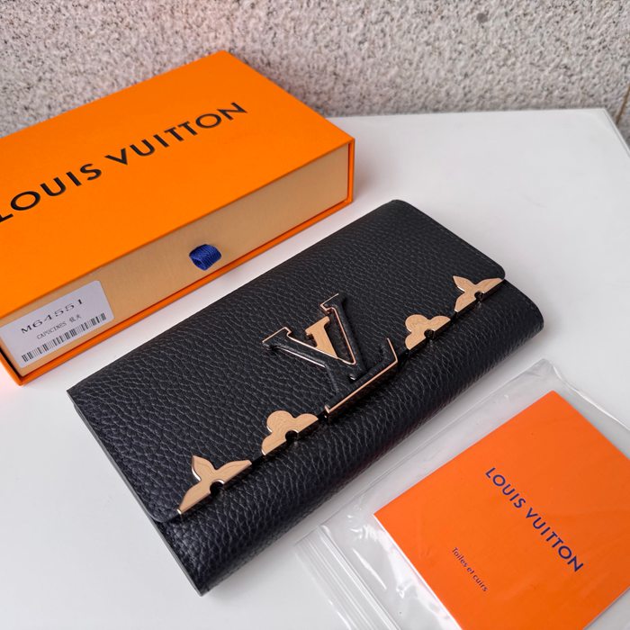 LOUIS VUITTON M64551 カピシーヌ長財布 サイズ:20x11x2.5cm