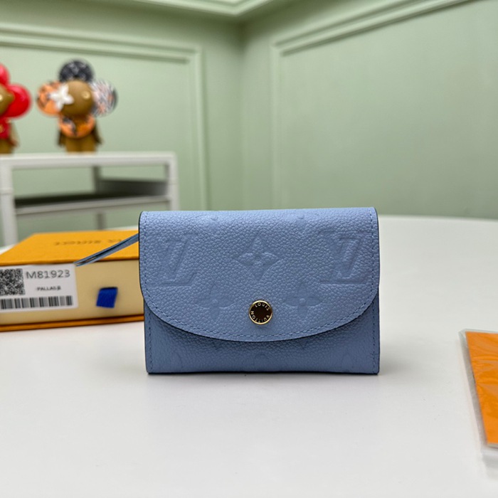 LOUIS VUITTON M83231 ロザリーゼロ財布 モノグラムアンプラント ブルー サイズ:11x8x2.5cm LOUIS VUITTON M83231 ロザリーゼロ財布 モノグラムアンプラント ブルー サイズ:11x8x2.5cm