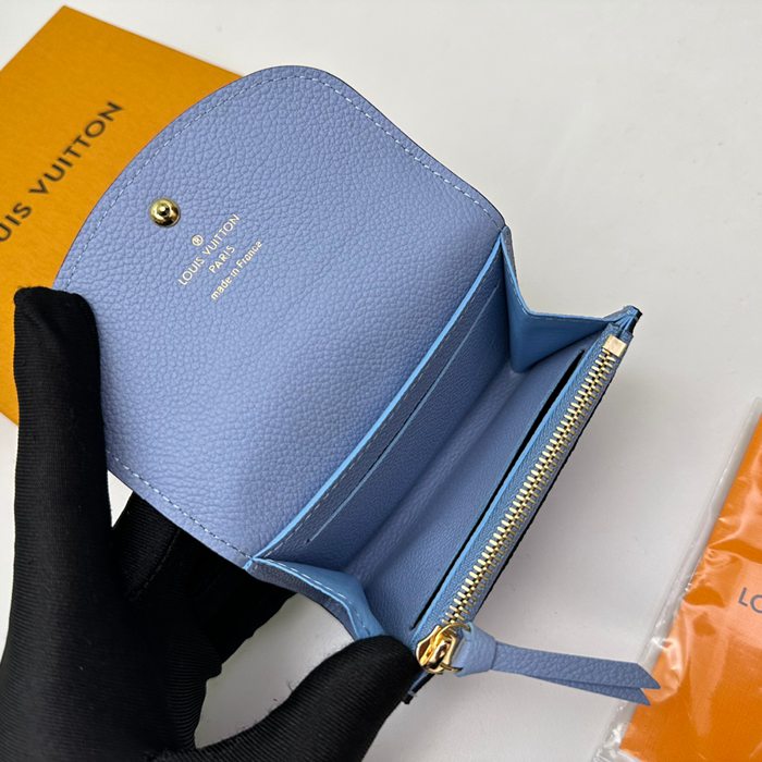LOUIS VUITTON M83231 ロザリーゼロ財布 モノグラムアンプラント ブルー サイズ:11x8x2.5cm
