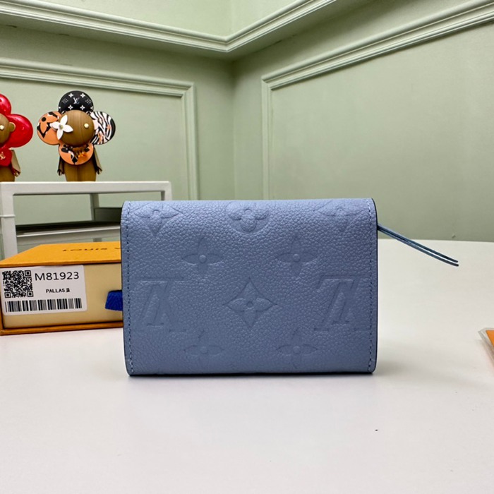 LOUIS VUITTON M83231 ロザリーゼロ財布 モノグラムアンプラント ブルー サイズ:11x8x2.5cm