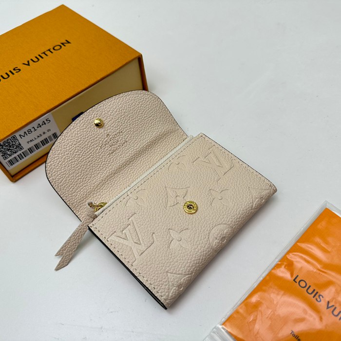 LOUIS VUITTON M81445 ロザリーゼロ財布 モノグラムアンプラント アイボリー サイズ:11x8x2.5cm