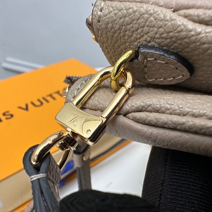 LOUIS VUITTON M80787 ダブルジップポシェット モノグラムアンプラント ベージュ サイズ:20x12.5cm