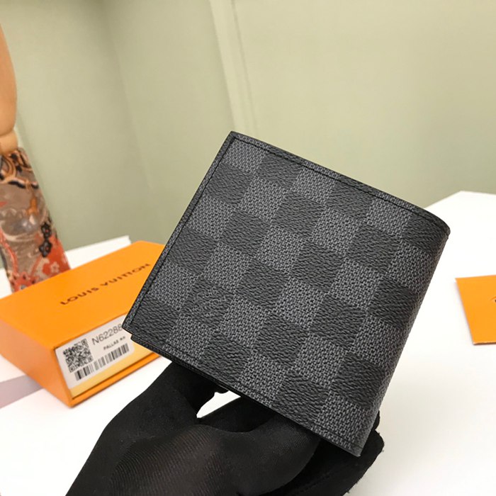 LOUIS VUITTON N63336 マルコ長財布 ダミエグラファイト サイズ:10.5x10.5cm