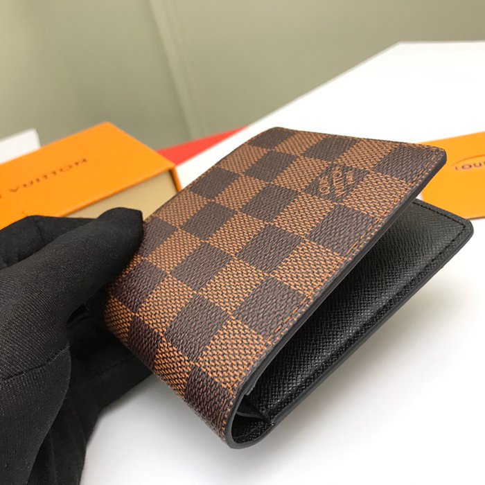 LOUIS VUITTON N61208 スレンダー長財布 ダミエエベン サイズ:11.9x9cm