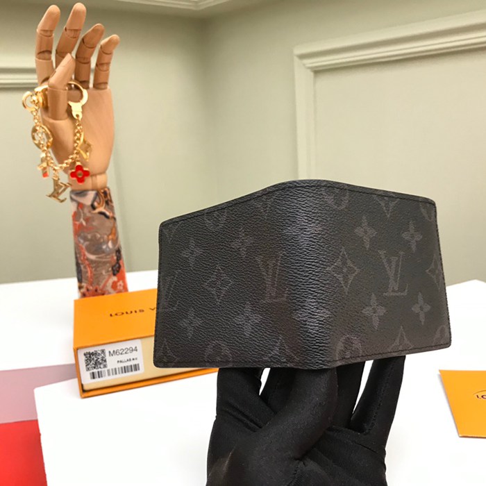 LOUIS VUITTON M62294 スレンダー長財布 モノグラムエクリプス サイズ:11.9x9cm