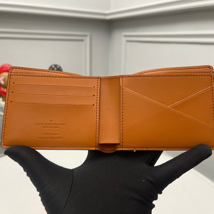 LOUIS VUITTON M11716 マルチプル短財布 モノグラムダスト サイズ:11.5x9x1.5cm