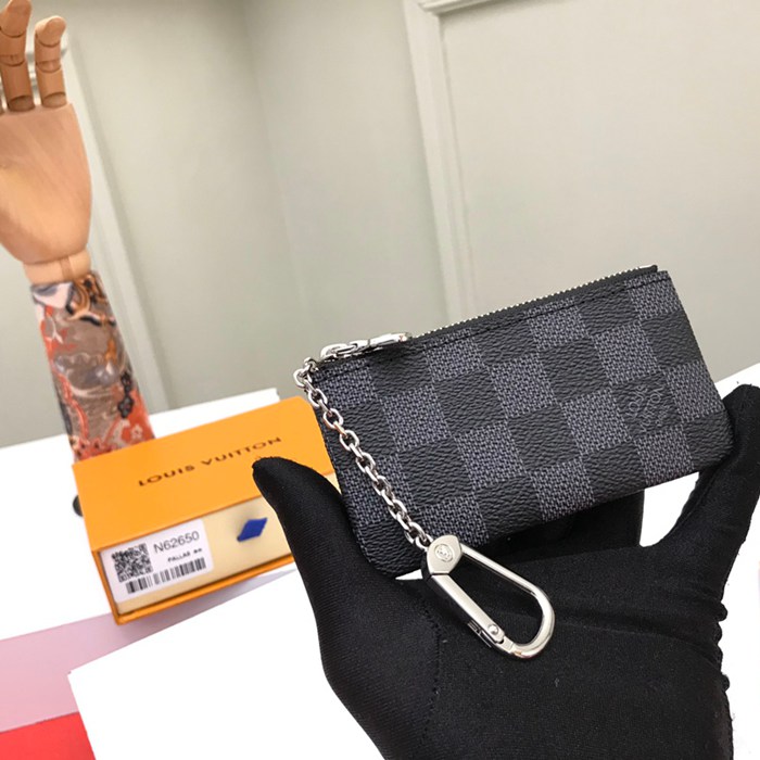 LOUIS VUITTON N62650 コインキーケース ダミエグラファイト サイズ:12x7cm