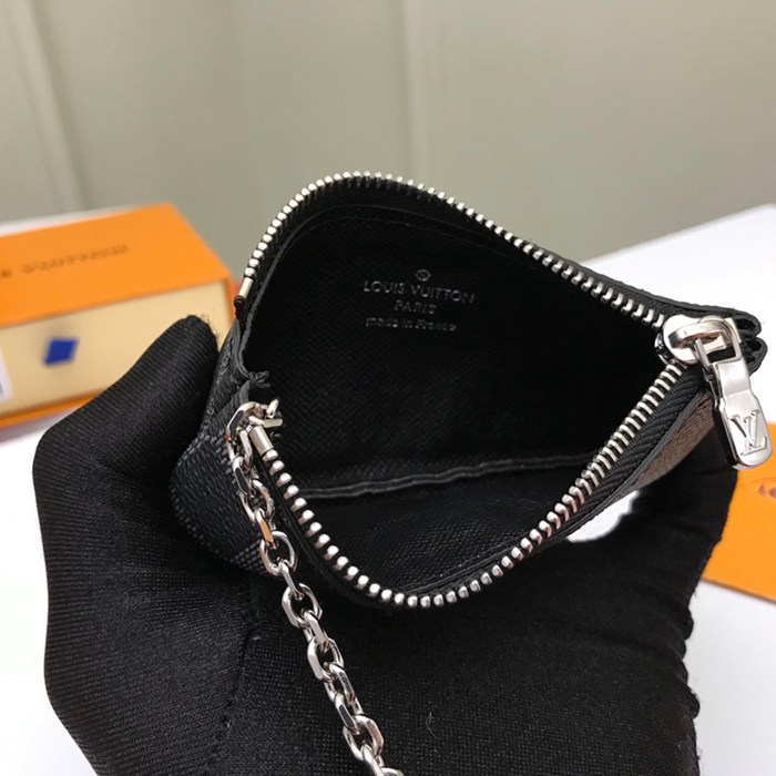 LOUIS VUITTON N62650 コインキーケース ダミエグラファイト サイズ:12x7cm
