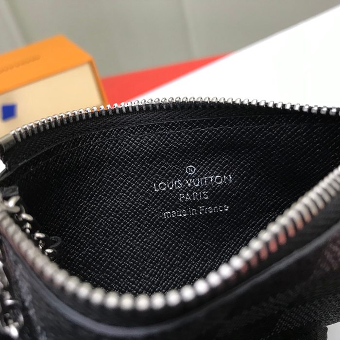 LOUIS VUITTON N62650 コインキーケース ダミエグラファイト サイズ:12x7cm