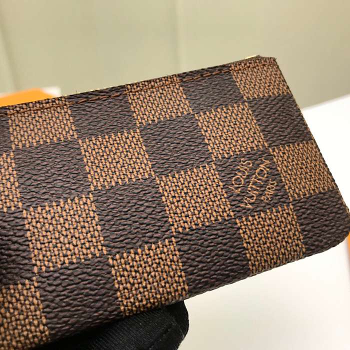 LOUIS VUITTON N62658 コインキーケース ダミエエベン サイズ:12x7cm