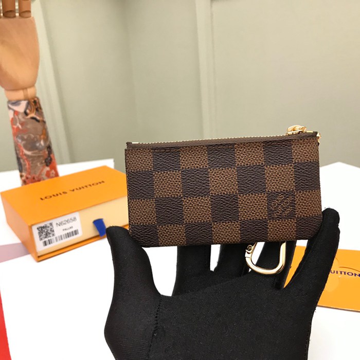 LOUIS VUITTON N62658 コインキーケース ダミエエベン サイズ:12x7cm