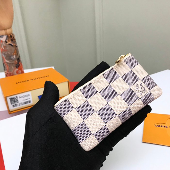 LOUIS VUITTON N62659 コインキーケース ダミエアズール サイズ:12x7cm