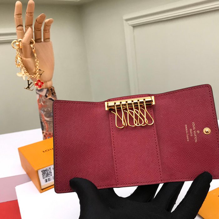 LOUIS VUITTON M62630 キーケース モノグラム パープル サイズ:10×7cm