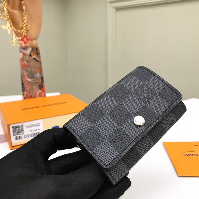 LOUIS VUITTON N62662 キーケース ダミエグラファイト サイズ:10×7cm