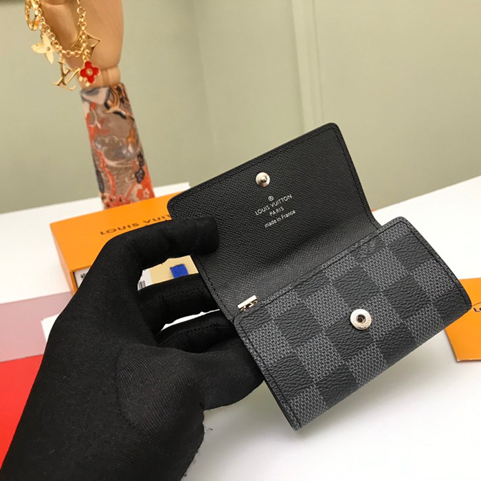 LOUIS VUITTON N62662 キーケース ダミエグラファイト サイズ:10×7cm