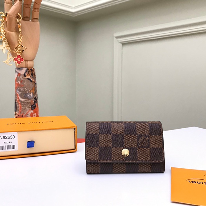 LOUIS VUITTON N62630 キーケース ダミエエベン サイズ:10×7cm
