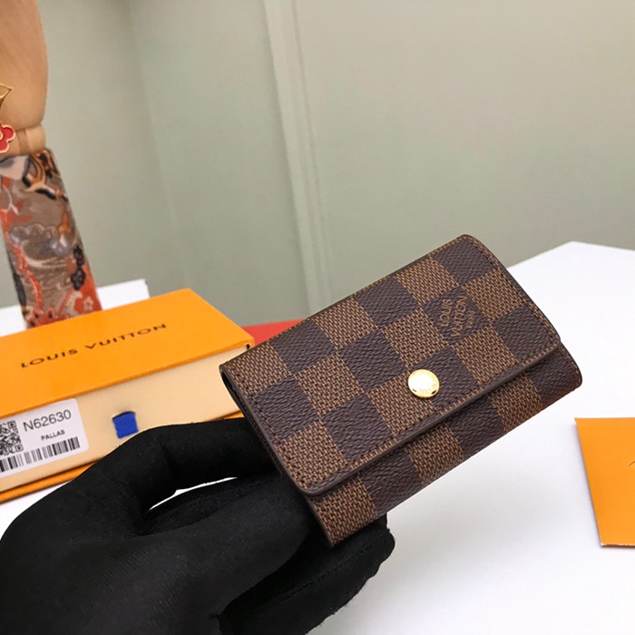 LOUIS VUITTON N62630 キーケース ダミエエベン サイズ:10×7cm