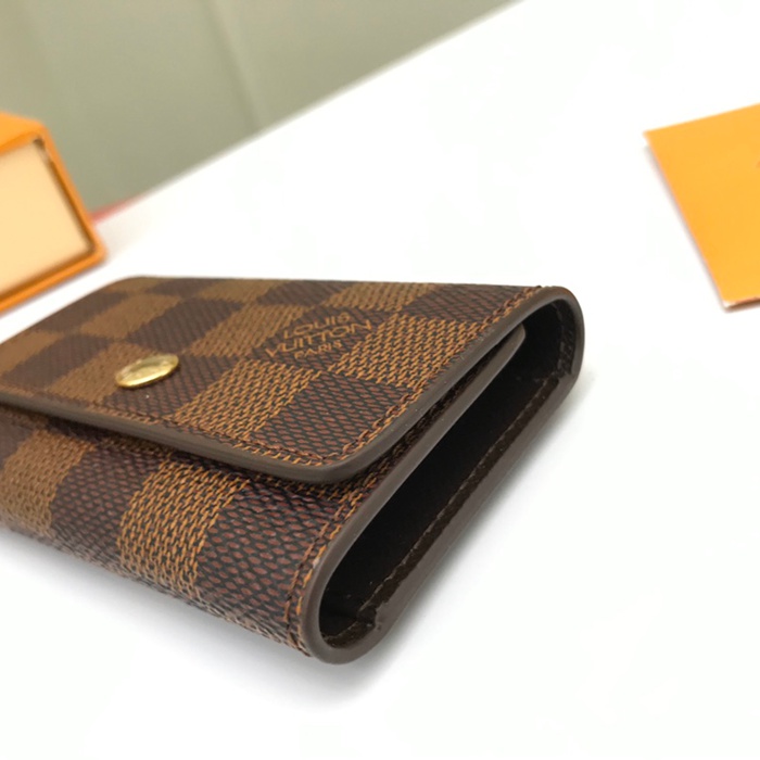 LOUIS VUITTON N62630 キーケース ダミエエベン サイズ:10×7cm