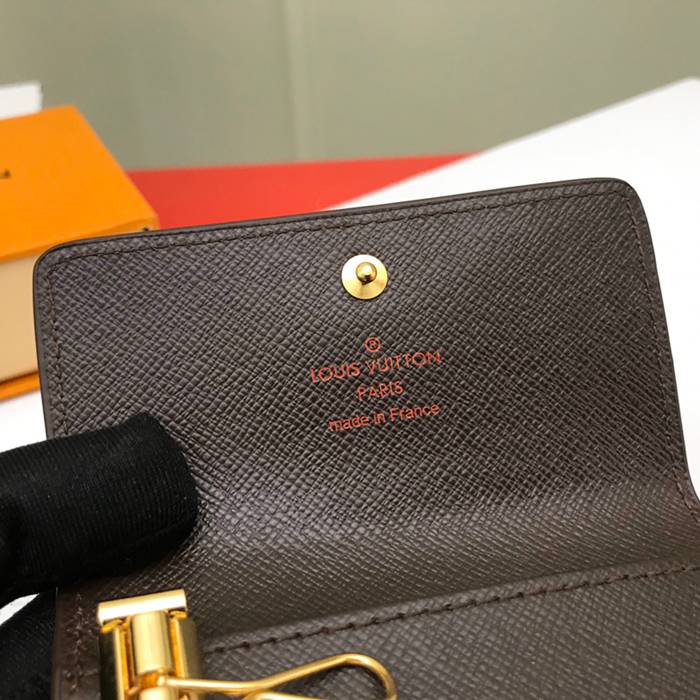 LOUIS VUITTON N62630 キーケース ダミエエベン サイズ:10×7cm