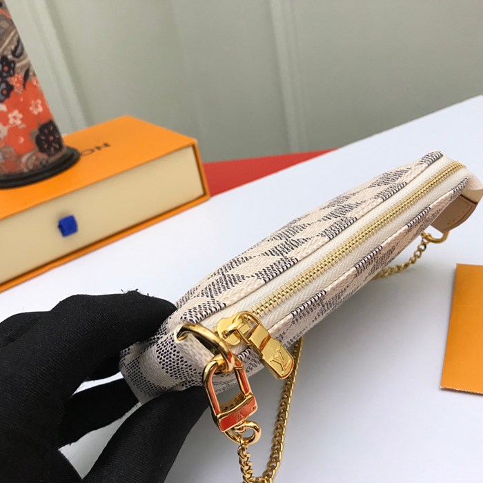 LOUIS VUITTON N58010 アクセサリーポーチ ダミエアズール サイズ:15.5x10.5cm