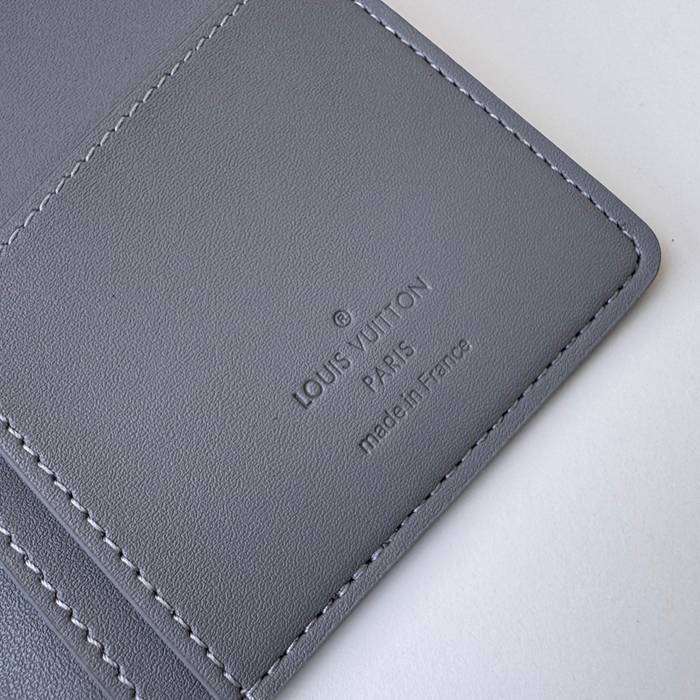 LOUIS VUITTON M81335 ブラッザ長財布 モノグラムシャドウ グレー サイズ:19x10cm