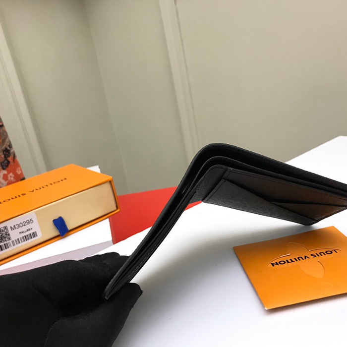 LOUIS VUITTON M30295 マルチプル短財布 タイガ ブラック サイズ:11.5x9x1.5cm
