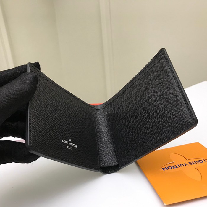 LOUIS VUITTON M30295 マルチプル短財布 タイガ ブラック サイズ:11.5x9x1.5cm