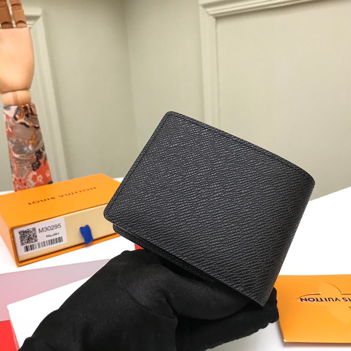 LOUIS VUITTON M30295 マルチプル短財布 タイガ ブラック サイズ:11.5x9x1.5cm
